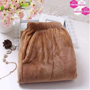 Planet Gates khahi / M Women's Trousers 2018 Winter New Flannel Pants For Home Cotton Pajama Bottoms Pajama Style Pants Women Lounge Pants Q411