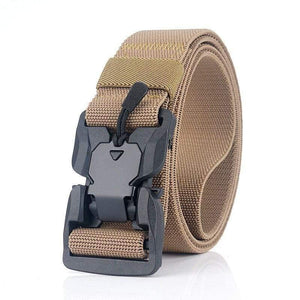 Military Equipment Combat Tactical Belts For Men US Army Training Elastic Nylon Belt