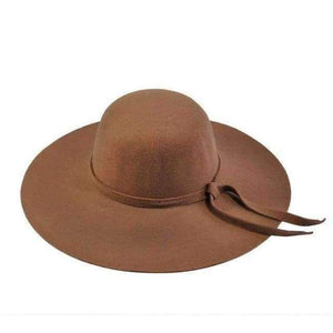 Planet Gates Khaki 2018 New Pillbox Hat Women's Wide Brim Felt Bowler Fedora Hat Floppy Sun Bowknot Cloche Cap Women's Large Hat 10 Colors outdoor