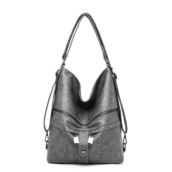 Leather Multifunction Women Bags Fashion Female Large Capacity School Bag Women Shoulder Bags