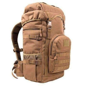 Planet Gates Khaki / 50 - 70L 50L Outdoor Sports Bag Camping Travel Hiking Climbing Pack Multifunction Military Tactical Backpack with MOLLE Bag CWYA85
