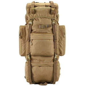 Planet Gates Khaki / 50 - 70L 70L Big Capacity Outdoor Sports Bag Military Tactical Backpack Hiking Camping Waterproof Wear-resisting Nylon Rucksack