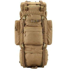 Planet Gates Khaki / 50 - 70L 70L Big Capacity Outdoor Sports Bag Military Tactical Backpack Hiking Camping Waterproof Wear-resisting Nylon Rucksack