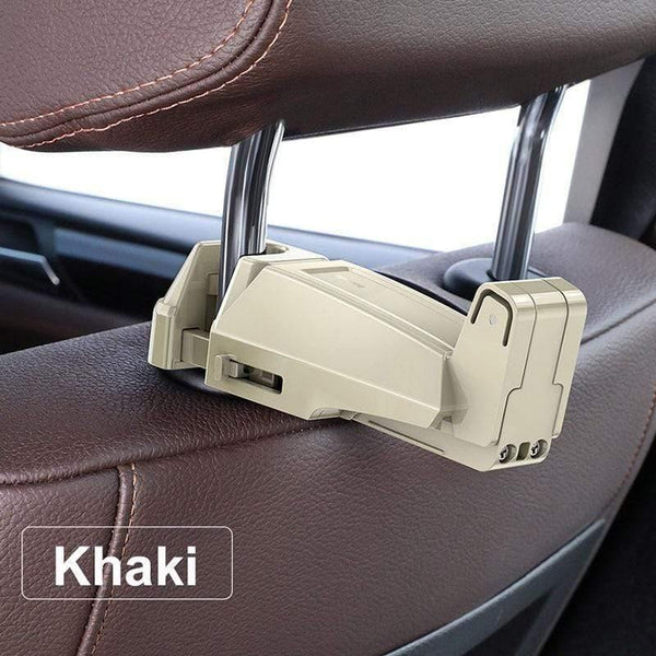 Baseus Car Phone Holder Headrest Hooks for iPhone Huawei Back Seat Hook Car Mount Holder Fastener Seat Back Organizer Bag Hanger