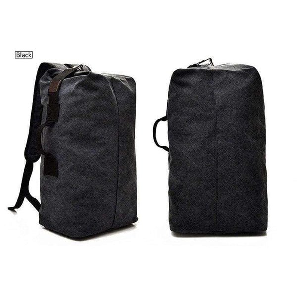 Planet Gates Khaki Big Outdoor Bacpkack Luggage Travel Large Army Bucket Bag Multifunctional Military Canvas Backpacks Sports Shoulder Bags XA188WA