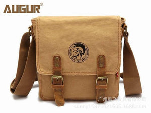 Planet Gates khaki Canvas bag high quality men messenger bags fashion shoulder bags brand men bag