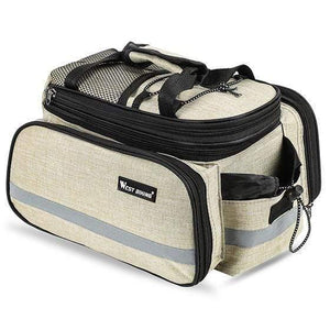 Planet Gates Khaki / China Bicycle Bags Large Capacity Waterproof Cycling Camel Bag Mountain Bike Saddle Trunk Bags Luggage Carrier Bike Bag