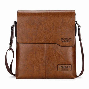 Planet Gates khaki / China VICUNA POLO Vintage Fashion Mens Leather Bag Brand Casual Business Mens Bag High Quality New Mens Travel Crossbody Bag Promotion