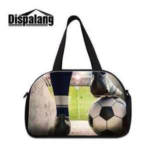 Planet Gates Khaki Dispalang Overnight Duffle for Unisex Large Capacity Foldable Clothes Bag Sling Shoulder Multi Functional Luggage Footballl Logo