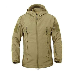 Planet Gates Khaki green / XS Army Camouflage Coat Military Jacket Waterproof Windbreaker Raincoat Hunt Clothes Army  Men Outerwear Jackets And Coats