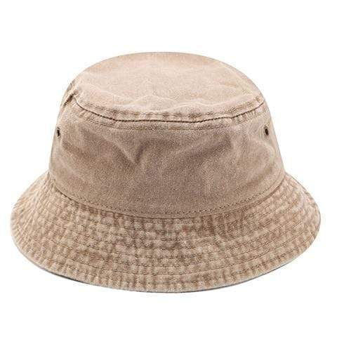 Planet Gates Khaki / head 55-58cm Fisherman Hat Panama Denim Bucket Hats Outdoor Men Women Washed Cotton Bucket Cap Fashion Hip Hop Gorros Bob Hat
