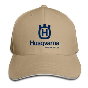 Planet Gates Khaki Husqvarna Baseball Cap Snapback Caps Motorcycle logo casquette Hat For Men Custom Hats