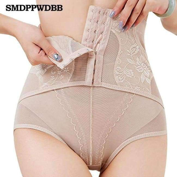 Maternity Postpartum Abdomen Pants Intimates Hips Shaper High Waist Underwear Pants For Pregnant Women Control Panties - Khaki / L