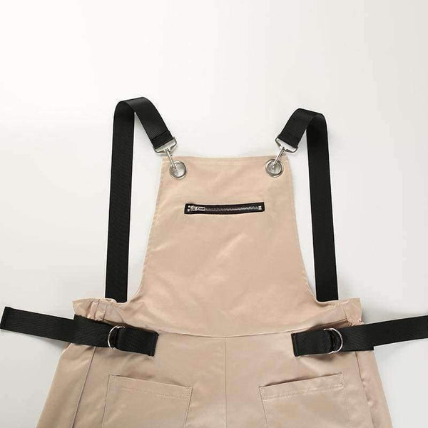 Planet Gates Khaki / L Women Fashion Loose Calf Length Wide Pants Rompers 2018 Casual Cotton Womens Jumpsuit Overalls Strap Backless Jumpsuits