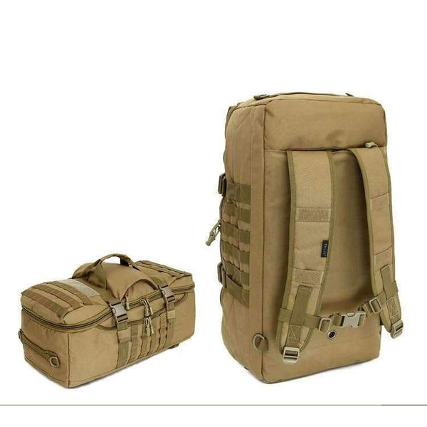Planet Gates Khaki Large Multi-purpose Outdoor Sports Tactical Backpack Camping Hiking Climbing Rucksack mountaineering Sports Bag