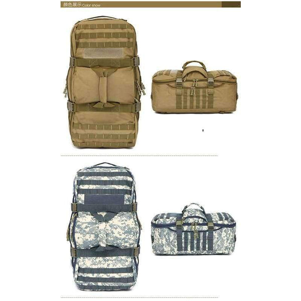 Planet Gates Khaki Large Multi-purpose Outdoor Sports Tactical Backpack Camping Hiking Climbing Rucksack mountaineering Sports Bag