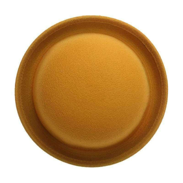 Planet Gates khaki / m 56 58cm YIFEI  Autumn Winter Women Fedora Hat Classical Cap Chapeau Femme Imitation Wool Cap Women's Hats Cute Solid Black Bowler Hat