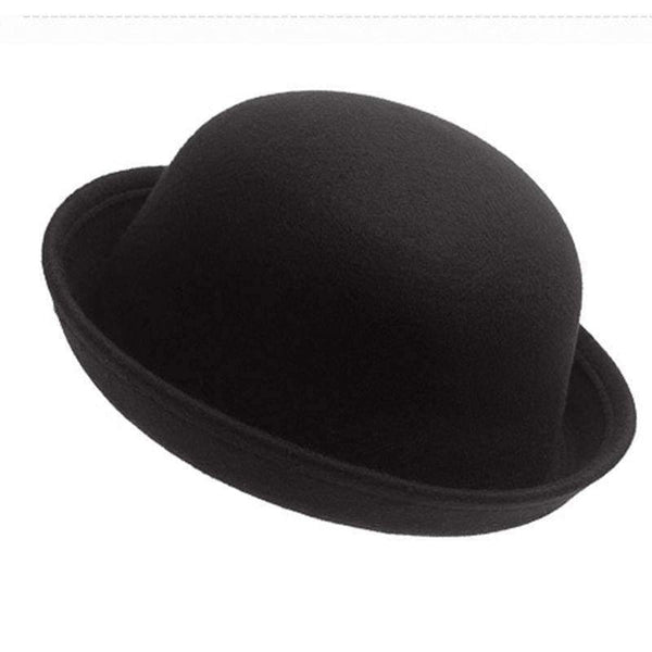 Planet Gates khaki / m 56 58cm YIFEI  Autumn Winter Women Fedora Hat Classical Cap Chapeau Femme Imitation Wool Cap Women's Hats Cute Solid Black Bowler Hat