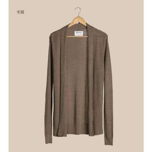 Planet Gates каки / M Мъжки плетен кардиган Пуловери Мъжки плетени тенденции тънък пуловер Slim Casual Маркови дизайнерски дрехи Masculino 2016 пролет есен