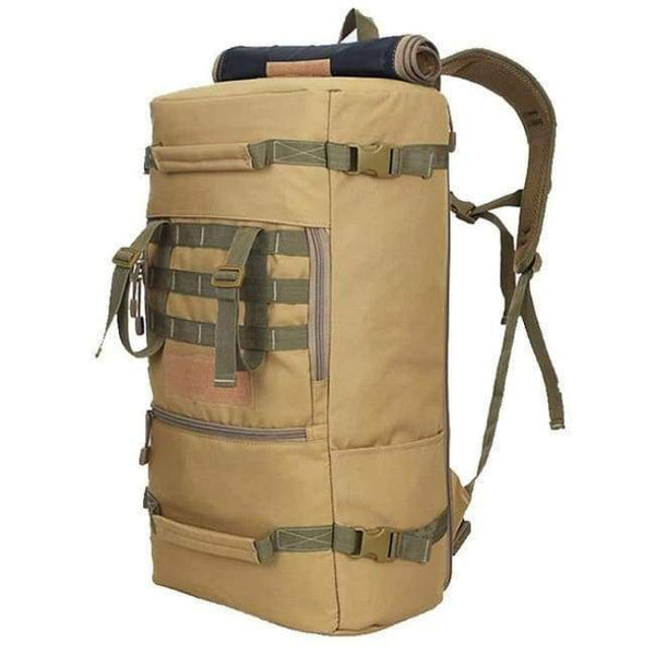 Planet Gates Khaki Nylon Backpack Men Bags Travel Sports Molle Backpacks Tactical Shoulder Bag Camping Sac De Sport Mochila Travel XA157WA