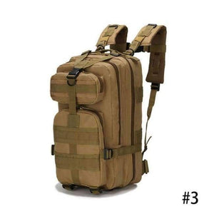 Planet Gates khaki Outdoor Backpack Military Tactical Wear-resisting Travel Camping Hiking Practical Pack Camouflage Airsoft Hunting Bag JC
