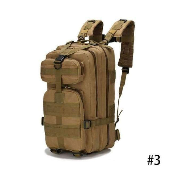 Planet Gates khaki Outdoor Backpack Military Tactical Wear-resisting Travel Camping Hiking Practical Pack Camouflage Airsoft Hunting Bag JC