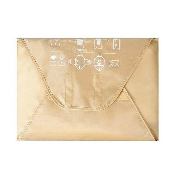 Planet Gates Khaki Packing Cubes Oxford Cloth Clothes Travel Bag  Shirt Crease Finishing Fitting Ideal Closet Travel Accessories Organizer