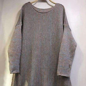 Planet Gates Khaki / S Autumn Winter Women's Casual Knitted Elegant Sweaters Plus Size Long-sleeved Simple Lady Pullover Thin Woman Top 2018