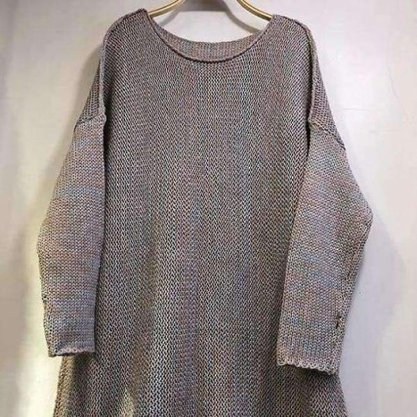 Planet Gates Khaki / S Autumn Winter Women's Casual Knitted Elegant Sweaters Plus Size Long-sleeved Simple Lady Pullover Thin Woman Top 2018