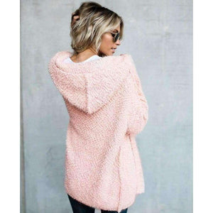 Planet Gates Khaki / S Hooded Sweater Women Cardigan Female Autumn Winter Warm Cotton Long Sweater Fashion 2018 Women Kimono Cardigan EDR93