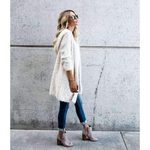 Planet Gates Khaki / S Hooded Sweater Women Cardigan Female Autumn Winter Warm Cotton Long Sweater Fashion 2018 Women Kimono Cardigan EDR93