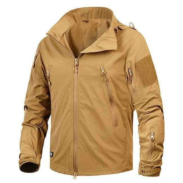 Planet Gates Khaki / S Mege Brand Clothing New Autumn Men's Jacket Coat Military Clothing Tactical Outwear US Army Breathable Nylon Light Windbreaker