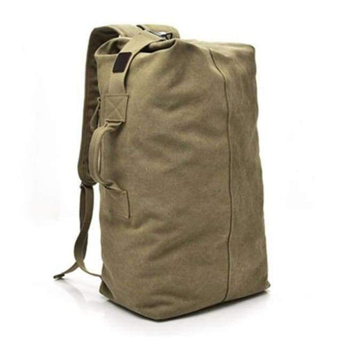 Planet Gates khaki small Travel Climbing Bag Tactical Military Backpack Women Army Bags Canvas Bucket Bag Shoulder Sports Bag Male XA208WD