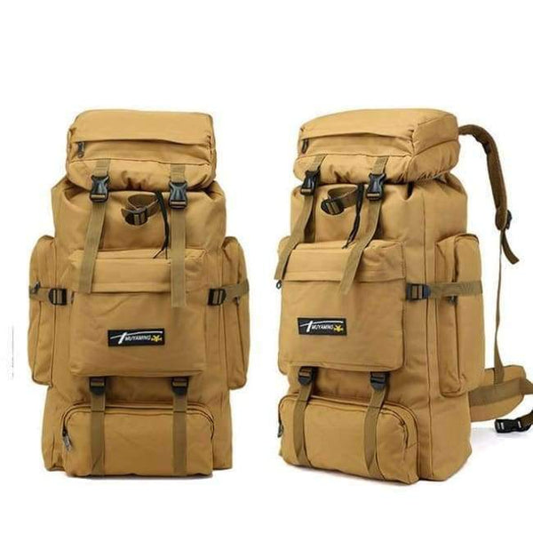 Planet Gates Khaki Tactical Bag Military Backpack Mountaineering Men Travel Outdoor Sport Bags Molle Backpacks Hunting Camping Rucksack XA583WA