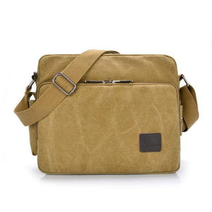 Planet Gates Khaki / W30H25D10 CM Men Bags For Teenager Fashion Male Mochila Leisure Shoulder Bags High Quality Men Travel Bags 8 Color Bags
