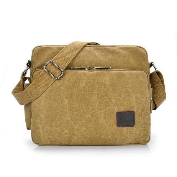 Planet Gates Khaki / W30H25D10 CM Men Bags For Teenager Fashion Male Mochila Leisure Shoulder Bags High Quality Men Travel Bags 8 Color Bags
