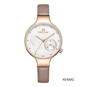 Women Watches Top Luxury Brand Ladies Quartz Watches Genuine Leather Watchband Casual Wrist Watches Gift For Girls - Planet Gates