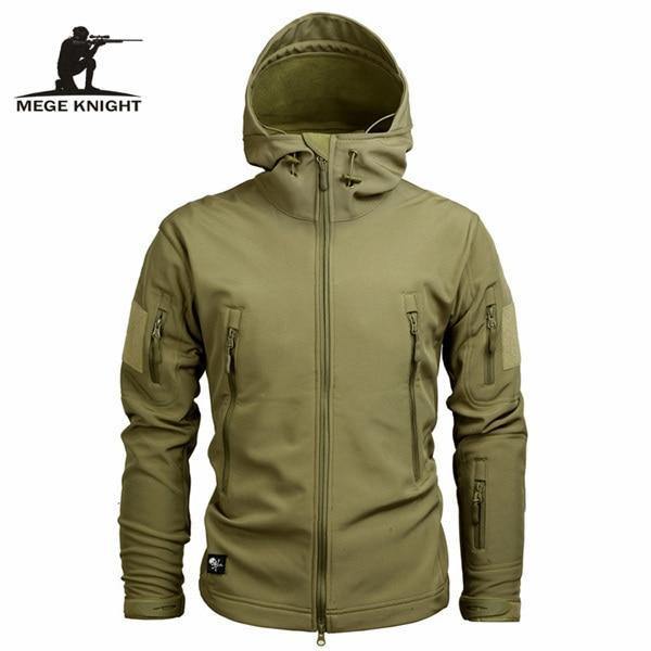 Planet Gates KHAKI / XS Men's Military Camouflage Fleece Jacket Army Tactical Clothing  Multicam Male Camouflage Windbreakers