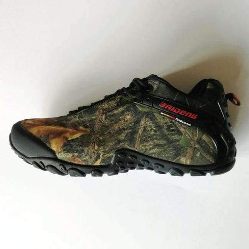 Planet Gates Khaki Yellow / 6.5 Men Hiking Shoes Waterproof Canvas Outdoor Shoes Anti-skid Mountain Climbing Fishing Boots Sneakers hunting Shoes 8068