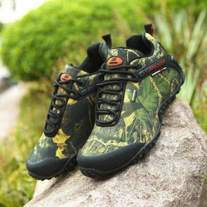 Planet Gates Khaki Yellow / 6.5 Men Hiking Shoes Waterproof Canvas Outdoor Shoes Anti-skid Mountain Climbing Fishing Boots Sneakers hunting Shoes 8068