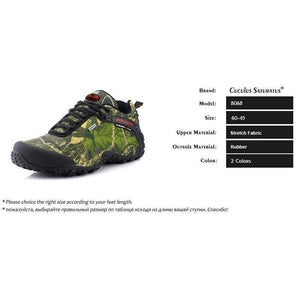 Planet Gates Khaki Yellow / 6.5 Men Hiking Shoes Waterproof Canvas Outdoor Shoes Anti-skid Mountain Climbing Fishing Boots Sneakers hunting Shoes 8068