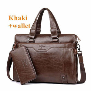 Planet Gates khika with wallet Men's shoulder messenger bag Men Business Briefcase bag for laptop computer man's bag handbag BriefCase male messenger bags