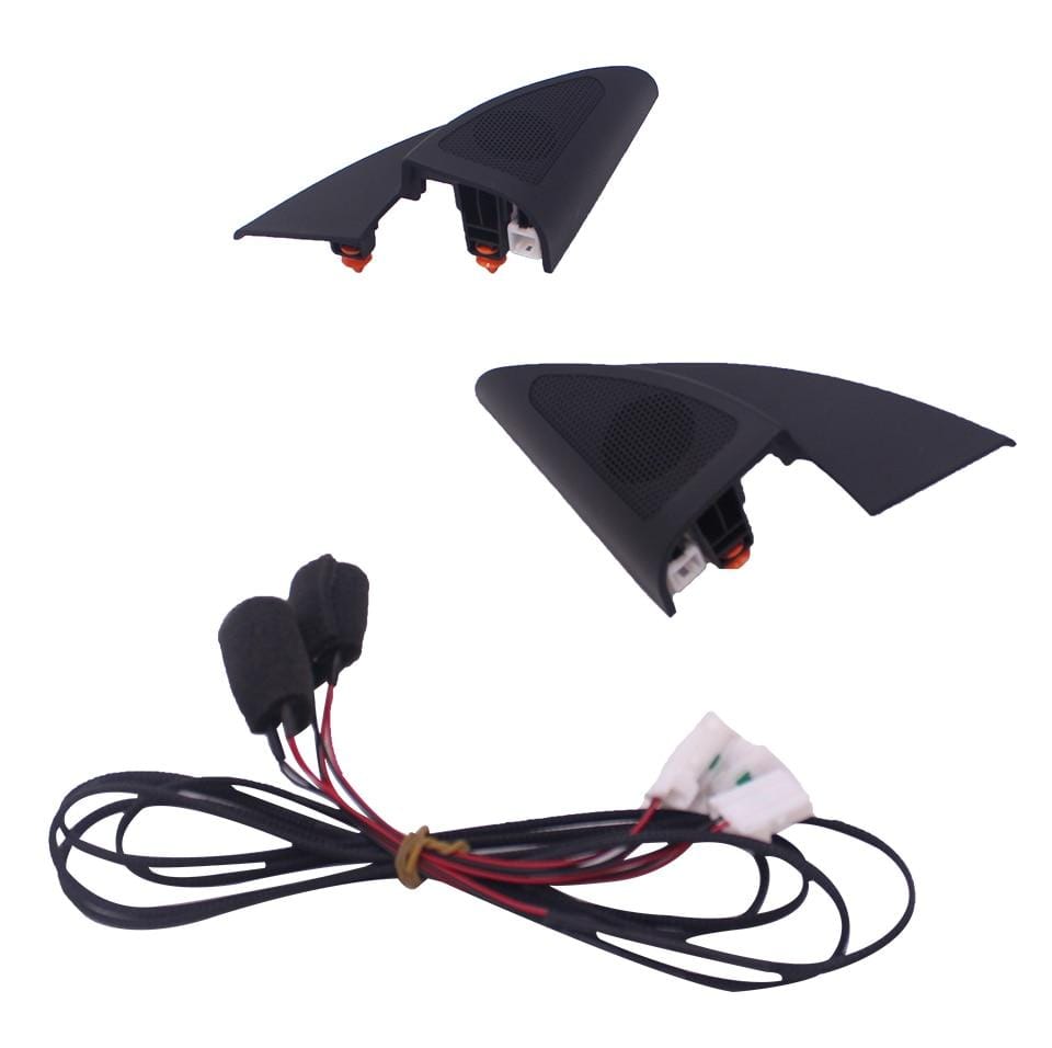 Planet Gates Kia RIO (2017) / for Kia k2 (2017 Car tweeter Audio Black triangle head speakers tweeter trumpet speakers tweeter with wire