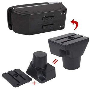 Planet Gates Kia Rio II armrest box Kia Rio 2 central Store content box cup holder 2006-2010 Automotive retrofit accessories