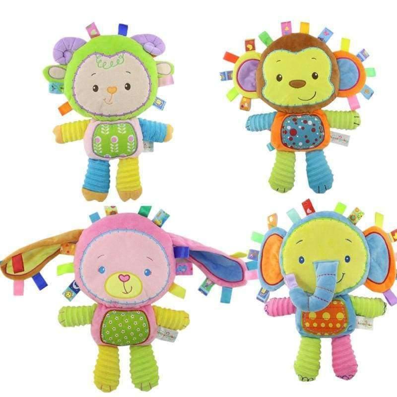 Planet Gates Kids Baby Cute Plush Rattle Stuffed Animal Infant Educational Learning Toys Gift for Toddler Children 0-12 month