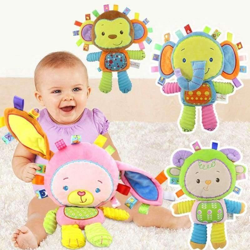 Planet Gates Kids Baby Cute Plush Rattle Stuffed Animal Infant Educational Learning Toys Gift for Toddler Children 0-12 month