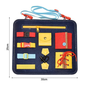 Planet Gates Kids Busy Board Buckle Montessori Toys Baby Learns Life Skills With Zipper Buttons Training Tool Childs Sensory Educational Game