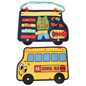 Planet Gates Kids Busy Board Buckle Montessori Toys Baby Learns Life Skills With Zipper Buttons Training Tool Childs Sensory Educational Game