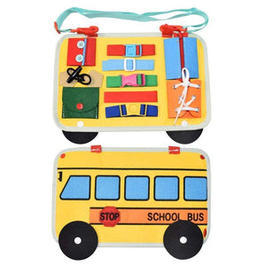 Planet Gates Kids Busy Board Buckle Montessori Toys Baby Learns Life Skills With Zipper Buttons Training Tool Childs Sensory Educational Game