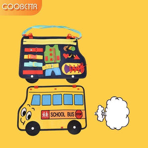 Planet Gates Kids Busy Board Buckle Montessori Toys Baby Learns Life Skills With Zipper Buttons Training Tool Childs Sensory Educational Game